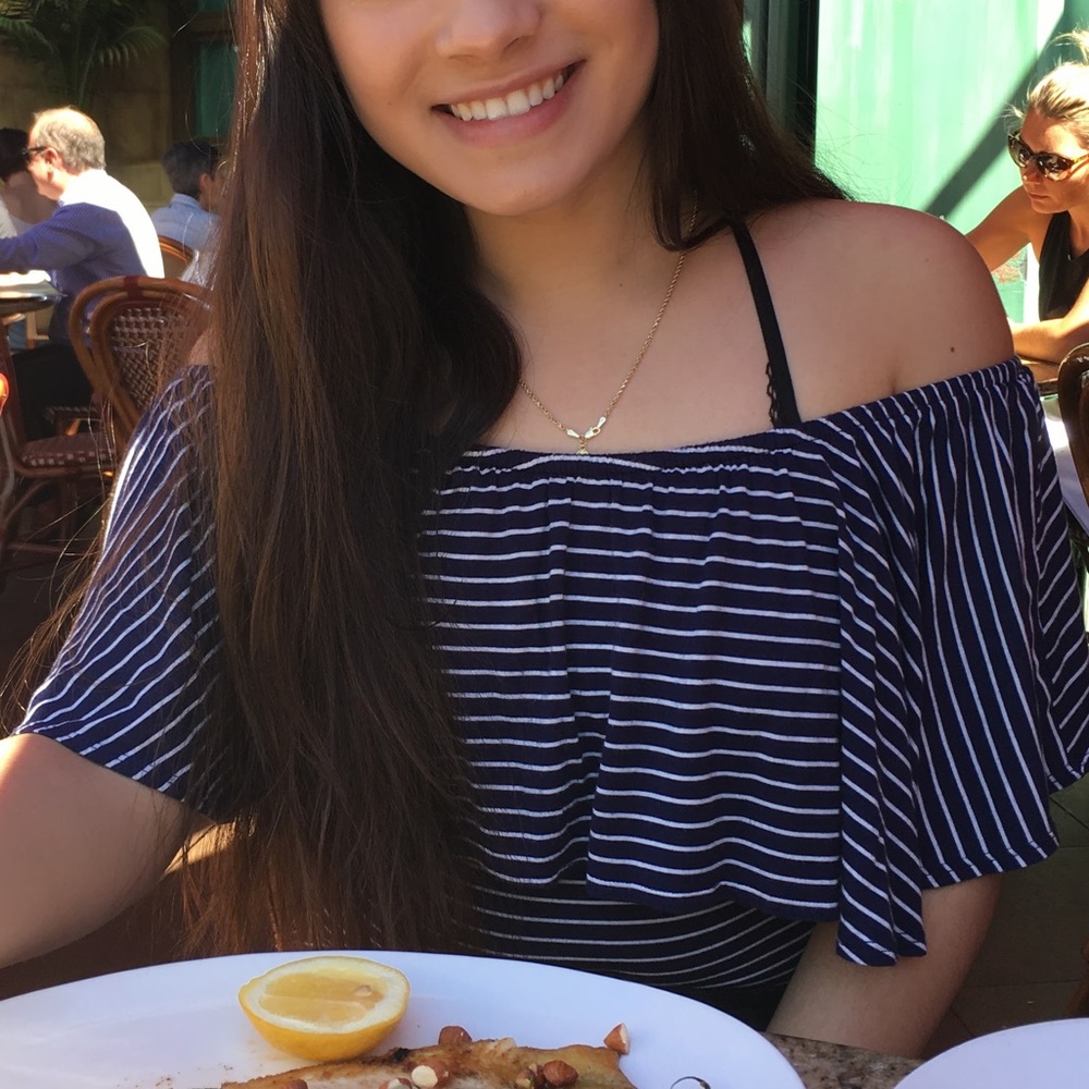 Striped body suit